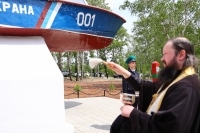 В Казакевичево освятили памятник «Морякам-пограничникам»