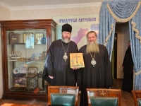 Владыка Артемий встретился с председателем Синодального миссионерского отдела епископом Луховицким Евфимием