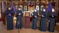 Сводный хор духовенства Хабаровской епархии поздравил хабаровчан с Рождеством