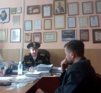 Московский писатель посетил хабаровский храм и кадетскую школу