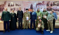 Хабаровский священник совершил молебен в штабе Уссурийского казачьего войска