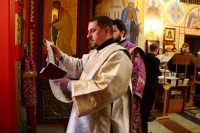 Епископ Бикинский Пантелеимон рукоположил во диакона Дмитрия Зайцева