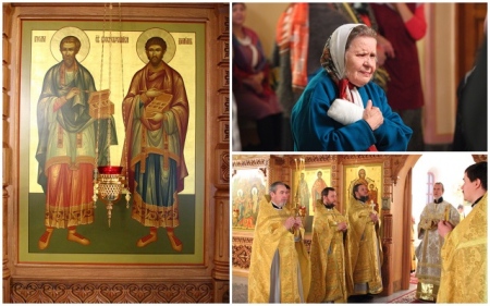 Космо-Дамиановский "больничный" храм Хабаровска отметил свой престольный праздник