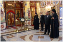 Посещение Хабаровской семинарии президентом Республики Саха (Якутия) В. А. Штыровым (1 сентября 2009 года)