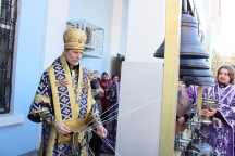 Освящение колоколов для звонницы Покровского храма г. Хабаровска. 28 марта 2015 г.