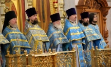 Божественная литургия в Спасо-Преображенском кафедральном соборе  06 июля 2020 г.