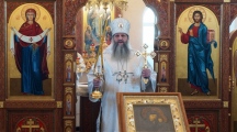 Освящение храма в честь Казанской иконы в селе Казакевичево 28 ноября 2020 г.