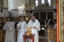 Божественная литургия в Спасо-Преображенском кафедральном соборе 01 мая 2021 г.