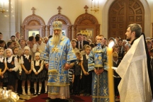 Митрополит Артемий совершил молебен перед началом нового учебного года в главном соборе Хабаровска 3 сентября 2023 года