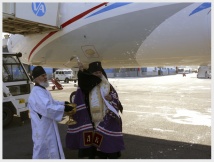 Освящение самолетов &laquo;Владивосток авиа&raquo;